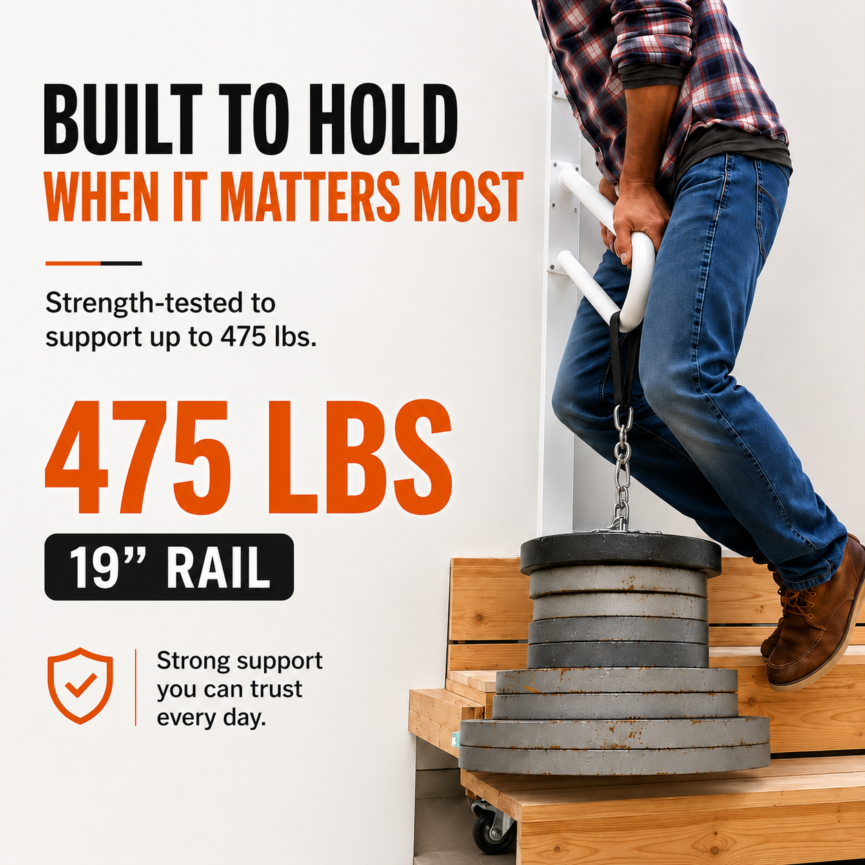 StepGuard Handrail ( 28 inch )